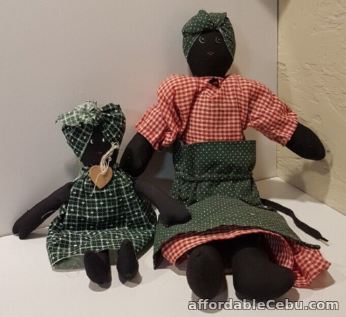 1st picture of Antique Collectable Handmade Rag and Clothes  Dolls Hand Crafted Country Style For Sale in Cebu, Philippines
