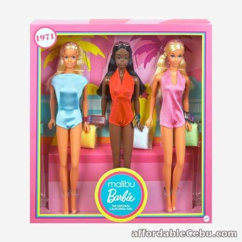1st picture of Mattel Barbie - Malibu Barbie Gift Set 2021 # GTJ86 (1971 Reproduction) BNIB For Sale in Cebu, Philippines