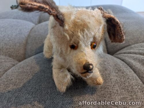 1st picture of Vintage Mohair Dog Antique Cute Collectable Toy Bead Eyes 24cm For Sale in Cebu, Philippines
