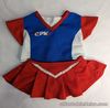 Vintage Cabbage Patch Kids Doll Clothes Sports Red Blue Cheerleader Top Skirt