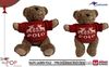 RALPH LAUREN POLO CHRISTMAS TEDDY BEAR 1998 TEDDY BEAR BROWN  15" MINT CON