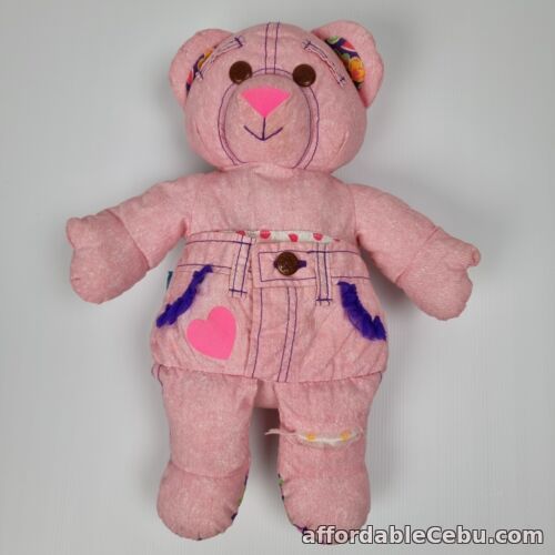 1st picture of Doodle Bear Pink Plush Soft Toy Vintage 90s Tyco For Sale in Cebu, Philippines