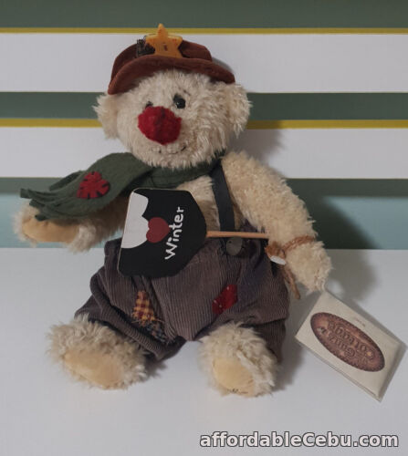 1st picture of THE GANZ COTTAGE TEDDY BEAR 26CM TAGS LORRAINE CHIEN CC11120 WINTER For Sale in Cebu, Philippines