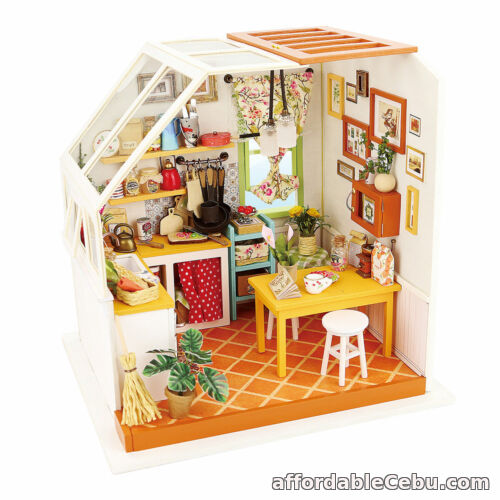 1st picture of Reduced for Clearance Robotime DIY Miniature House Jason's Kitchen DG105 For Sale in Cebu, Philippines