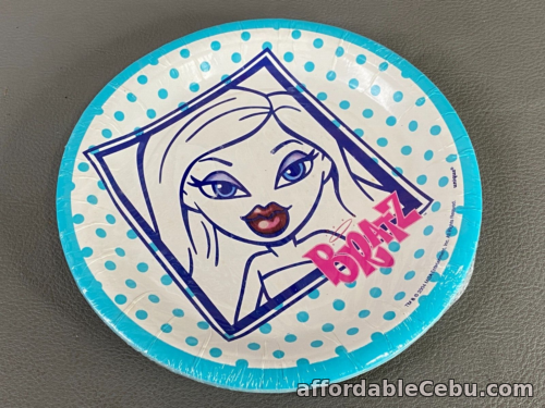 1st picture of 2004 BRATZ  Birthday PARTY PLATES  by MGA  - Sealed Pack of 8 - Collectable For Sale in Cebu, Philippines