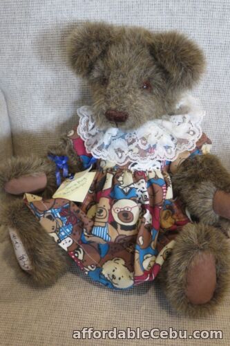 1st picture of COLLECTOR HAND MADE ARTIST TEDDY BEAR "CLARE" by Janice King of “Bear With You” For Sale in Cebu, Philippines