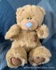 Brown Tatty Teddy Blue Nose Friend Jointed Bear Carte Blanche 38cm Pre-Owned