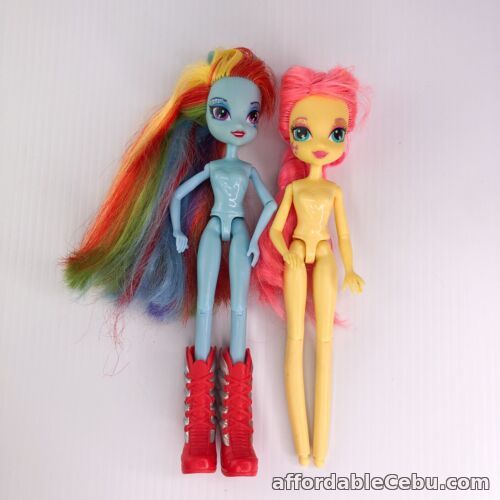 1st picture of My Little Pony Equestria Girls Dolls Rainbow Dash Fluttershy Hasbro 2012 Naked For Sale in Cebu, Philippines
