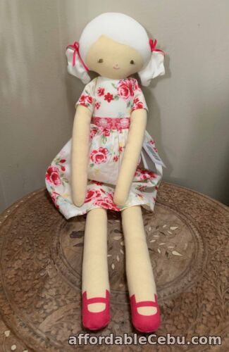 1st picture of Alimrose Designs - "Maisie" Soft Doll White Floral Dress Plush Toy W/Tags 55cm For Sale in Cebu, Philippines