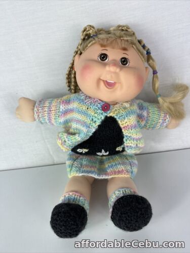 1st picture of Cabbage Patch Kid Doll 2016 - Girls Toy Hand Knitted Clothing Blonde Hair Blue For Sale in Cebu, Philippines