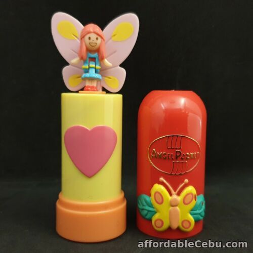 1st picture of COMPLETE! 1992 Vintage Angel Pocket - "Pop-Up Butterfly Lipstick" Polly Pocket For Sale in Cebu, Philippines