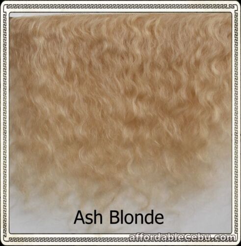 1st picture of Mohair Weft ASH BLONDE,  5" - 6" X 36"  Ideal for Reborn dolls For Sale in Cebu, Philippines