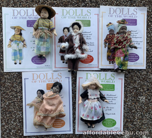 1st picture of 5 DOLLS OF THE WORLD & Magazines NETHERLANDS Philippines INDIA Madagascar ALASKA For Sale in Cebu, Philippines