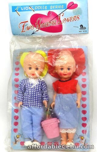 1st picture of VINTAGE HONG KONG "TWO YOUNG LOVERS" DOLLS - MINT IN ORIGINAL PACK - 1960'S! For Sale in Cebu, Philippines