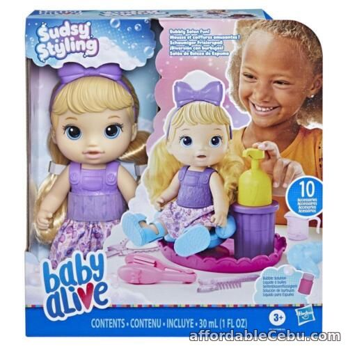 1st picture of Baby Alive Sudsy Styling Doll Blonde Hair For Sale in Cebu, Philippines