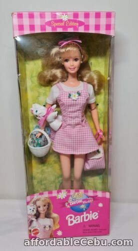 1st picture of Mattel Barbie World Barbie Special Edition w/ Pet Dog & Basket 1996 # 17642 For Sale in Cebu, Philippines