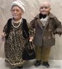 Homeart Nanna & Papa Pair Porcelain Dolls Head Hands & Feet 40cm SKU5325 & 5324