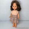 Vintage 1970s Effe Bambole Franca Doll 34cm France Pink Outfit Brown Hair
