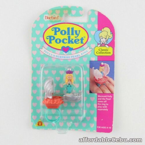 1st picture of POLLY POCKET 1994 Pretty Pearl Mermaid Ring *NEW & SEALED* For Sale in Cebu, Philippines