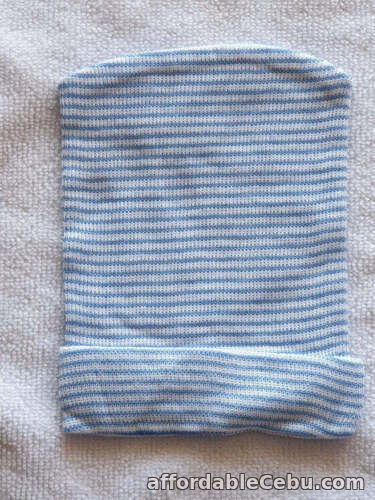 1st picture of Genuine Hospital Baby Beanie Blue and White- Photo Prop Reborn Baby For Sale in Cebu, Philippines