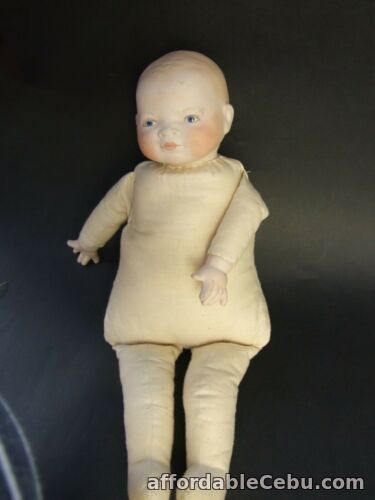 1st picture of Antique  Vintage Cubby Baby Doll Fine Bisque Porcelain  Repro Stamped GIFT For Sale in Cebu, Philippines
