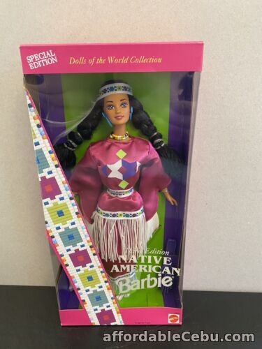 1st picture of Native American Barbie Doll 3rd Ed - 1994 Dolls of the World #12699 Mattel - NIB For Sale in Cebu, Philippines