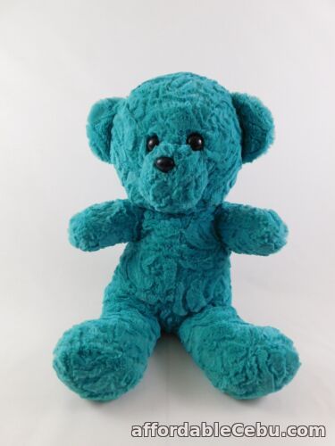 1st picture of Large 40cm Vintage Teddy Bear Ruffled Blue Teal Ocean Beach Decorative For Sale in Cebu, Philippines