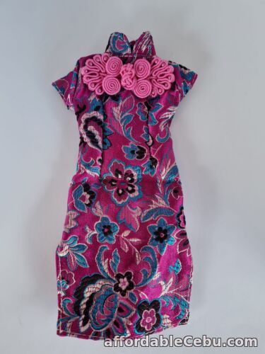 1st picture of 11 1/2  doll / Barbie doll dress / purple floral Asian style dress For Sale in Cebu, Philippines