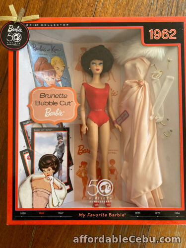 1st picture of NIB My Favorite Barbie 50th Anniversary-1962 Brunette Bubble Cut Barbie For Sale in Cebu, Philippines