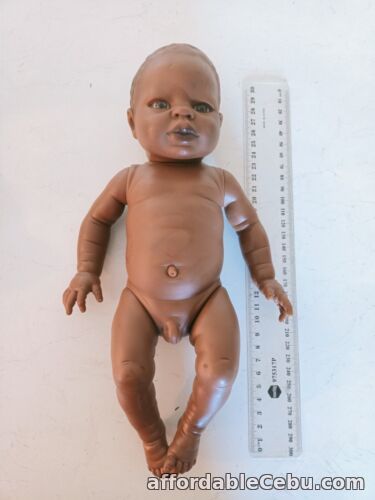 1st picture of Baby boy Doll 40cm Anatomically Correct The Doll Factory african lifelike reborn For Sale in Cebu, Philippines