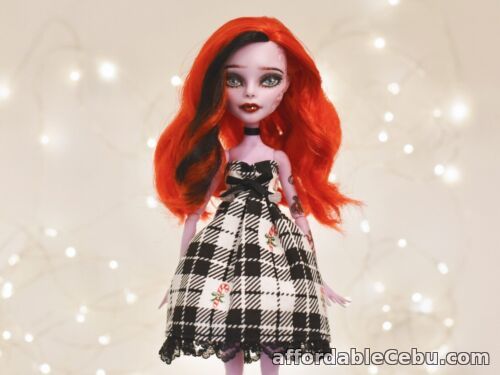 1st picture of Monster High Operetta Custom OOAK Doll With Hand Sewn Christmas Baby Doll Dress For Sale in Cebu, Philippines