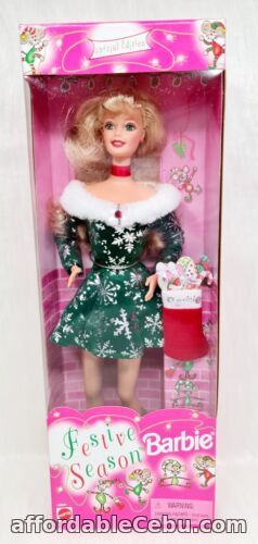 1st picture of Mattel Special Edition Festive Season Barbie Doll in Green Dress 1997 # 18909 For Sale in Cebu, Philippines