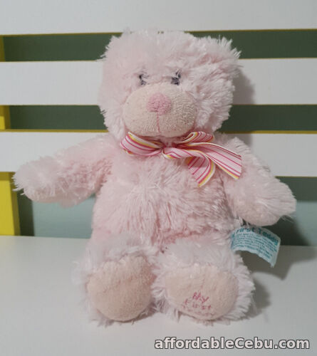 1st picture of Russ Baby MY FIRST TEDDY Plush Stuffed Animal Bear PINK 25CM For Sale in Cebu, Philippines