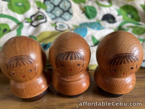 1st picture of Set 3 Rare Japanese Kokeshi Dolls For Sale in Cebu, Philippines