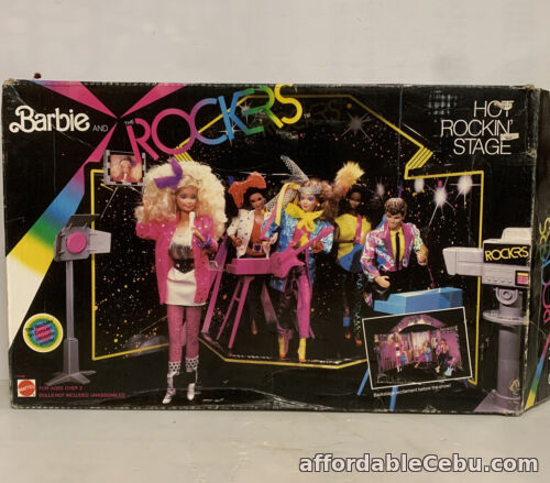1st picture of Vintage Barbie and Rockers - Hot Rockin Stage - 1144  Mattel 1985 For Sale in Cebu, Philippines