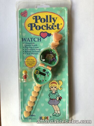 1st picture of POLLY POCKET 1995 Hope Industries Orange Heart Band Watch *NEW & SEALED* For Sale in Cebu, Philippines
