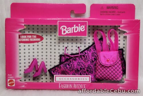 1st picture of Mattel Barbie Fashion Avenue Pink Accessories Fashion Pack 1998 # 20963 For Sale in Cebu, Philippines