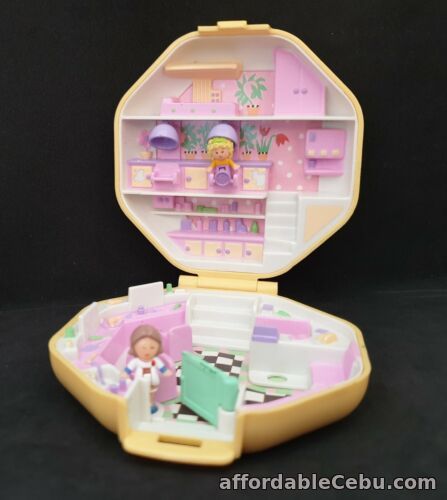 1st picture of COMPLETE! 1990 Vintage Polly Pocket - Polly's Hair Salon - Bluebird Toys For Sale in Cebu, Philippines