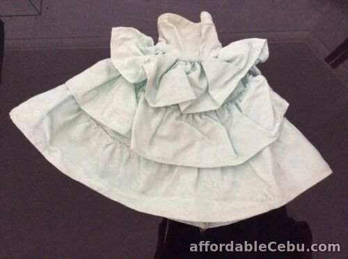 1st picture of Vintage Dress for a fashion doll in a Taffeta type Fabric No 01 For Sale in Cebu, Philippines