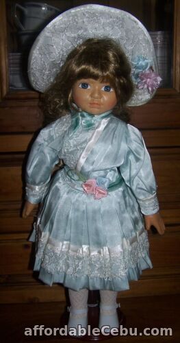 1st picture of HILLVIEW LANE ZASAN WOOD DOLL "HELGA" FROM 1987 - 18" HEIGHT For Sale in Cebu, Philippines