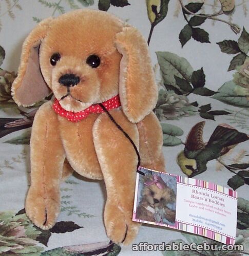 1st picture of Artist Mohair Character Dog  Scout by Rhonda Lomax Bears ' n' Buddies For Sale in Cebu, Philippines