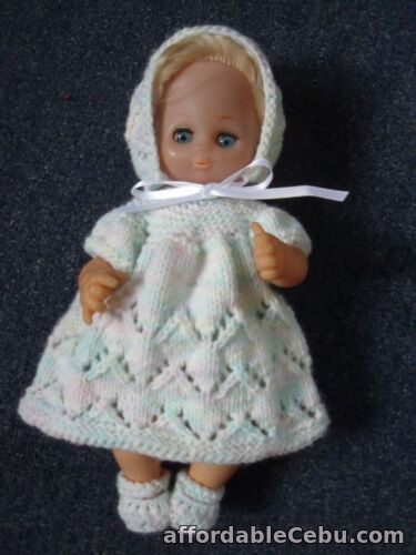 1st picture of 4pce White marble set Hand Knitted Dolls Clothes 25-27cm 10-11in For Sale in Cebu, Philippines