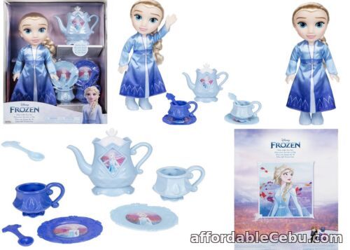 1st picture of Disney Frozen 2 Elsa Adventure Fashion Doll with Tea Set Ages 3+ Toy Kitchen Fun For Sale in Cebu, Philippines
