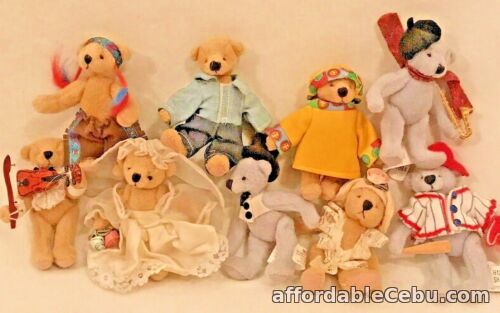 1st picture of Vintage Ganz miniature teddy bears x 9 1994 For Sale in Cebu, Philippines