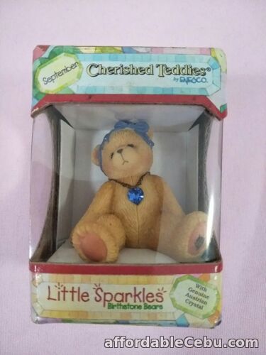 1st picture of Cherished Teddies Enesco - Little Sparkles Birthstone Bears SEPTEMBER '1996' For Sale in Cebu, Philippines
