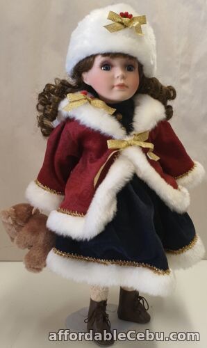 1st picture of Homeart Christmas Theme Tahlia Porcelain Head Hands Feet Doll 40cm SKU5328 For Sale in Cebu, Philippines