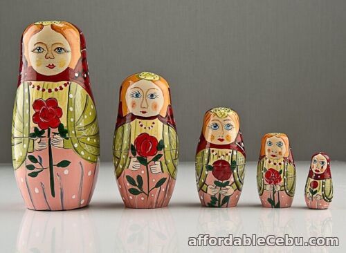 1st picture of Russian Nesting Doll Set of 5 14 cm High For Sale in Cebu, Philippines