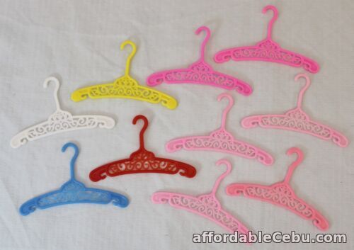1st picture of Barbie Fashion Doll accessories coat hangers x10 For Sale in Cebu, Philippines
