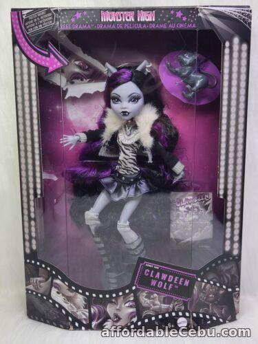 1st picture of Mattel Monster High Reel Drama Black & White Clawdeen Doll 2022 # HKN28 Item #25 For Sale in Cebu, Philippines
