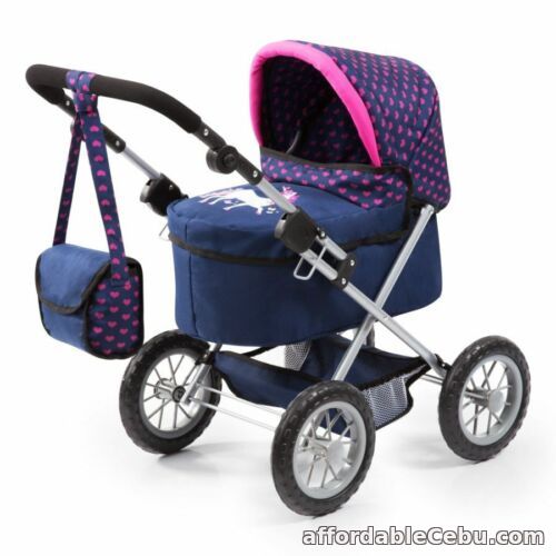 1st picture of Bayer Trendy Doll Pram Blue & Pink Unicorn For Sale in Cebu, Philippines